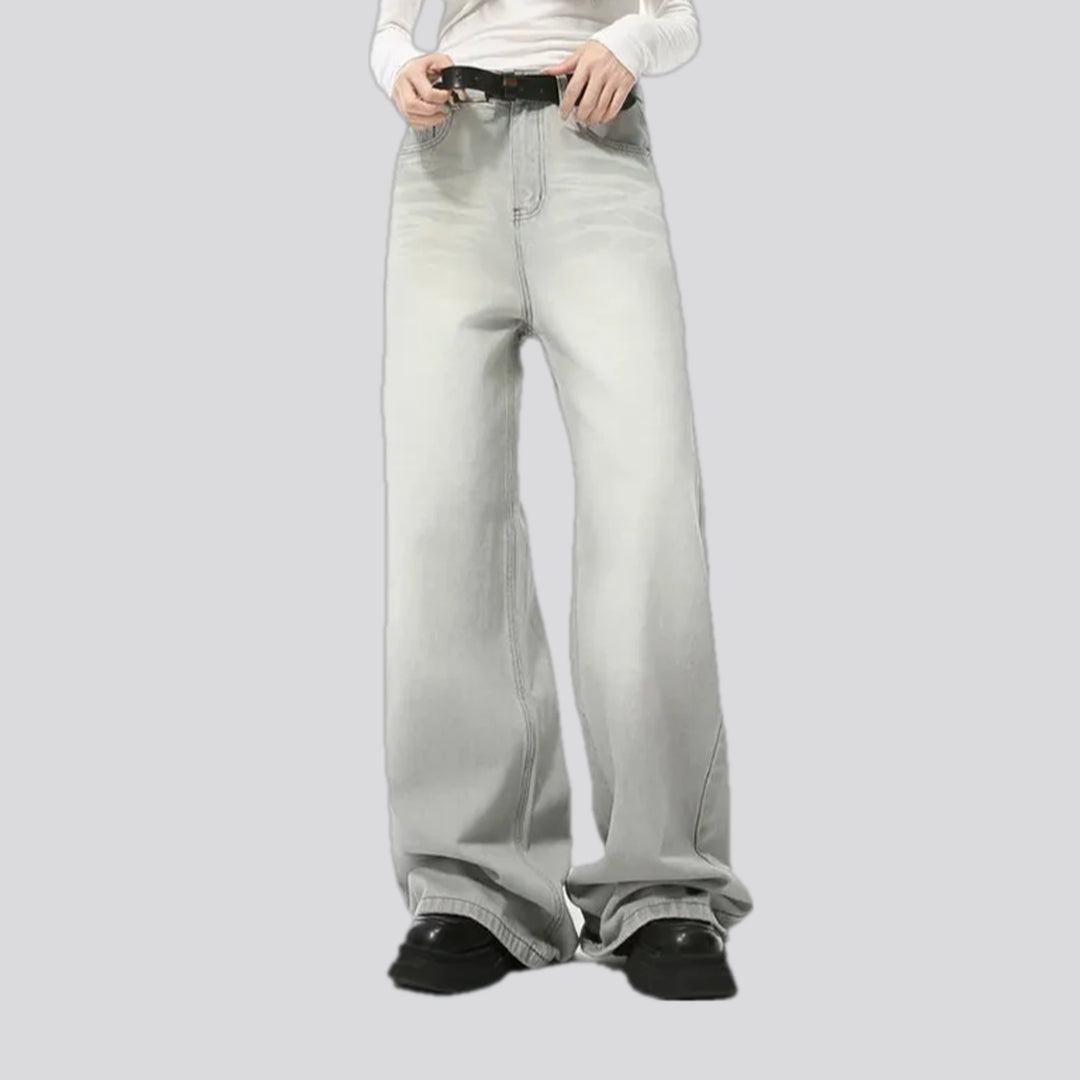 Light crease midweight men's jeans