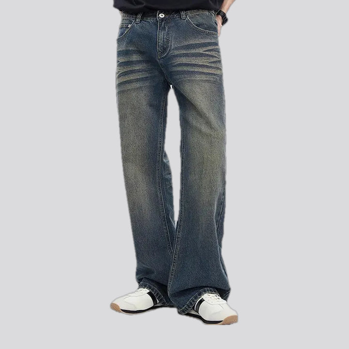 Flare-leg Midweight Street Jeans for Men | Jeans4you.shop
