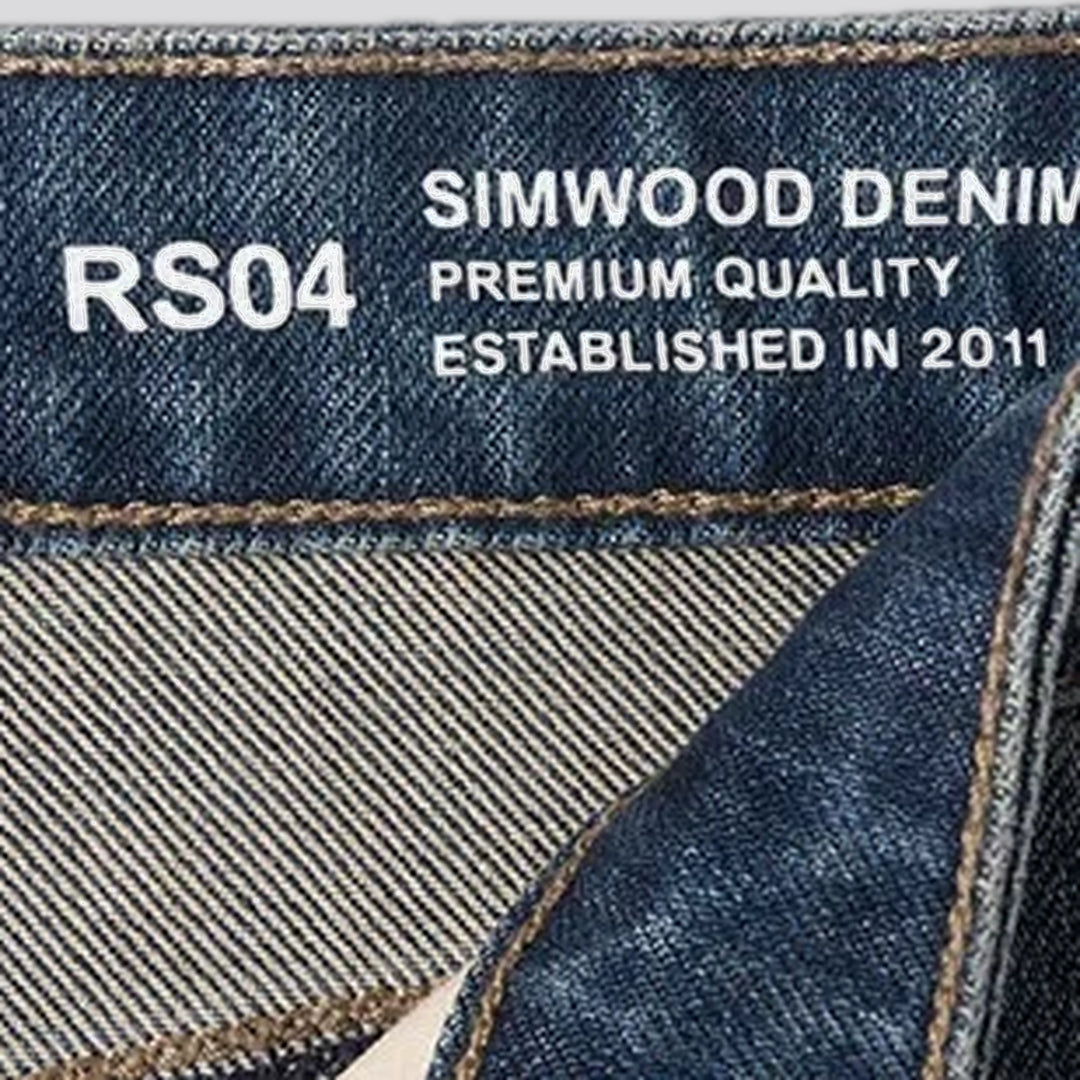 Midweight stretchable casual men's jeans