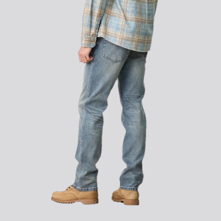 Midweight stretchable casual men's jeans