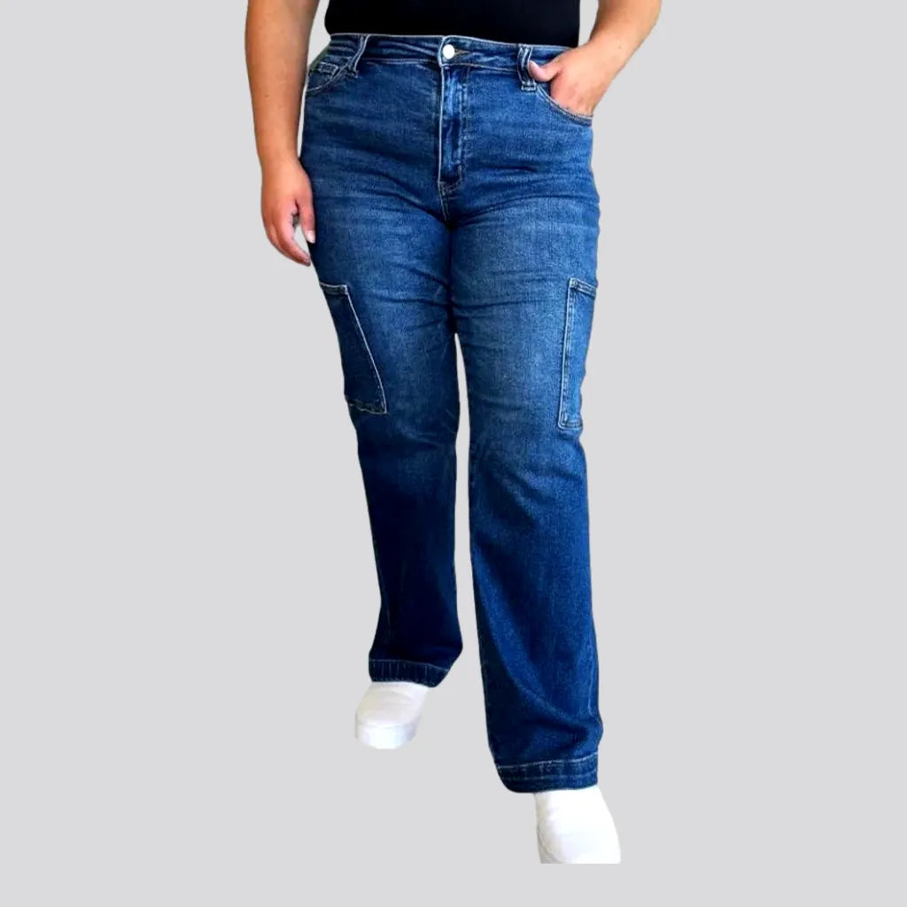 90s side-leg-pockets jeans for ladies | Jeans4you.shop
